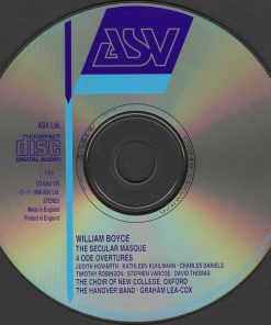 William Boyce, The New College Oxford Choir, Hanover Band, Graham Lea-Cox-2