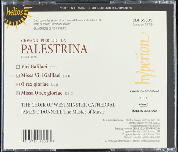 Palestrina*, The Choir Of Westminster Cathedral*, James O'Donnell (2)-1
