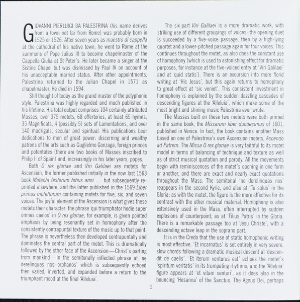 Palestrina*, The Choir Of Westminster Cathedral*, James O'Donnell (2)-4