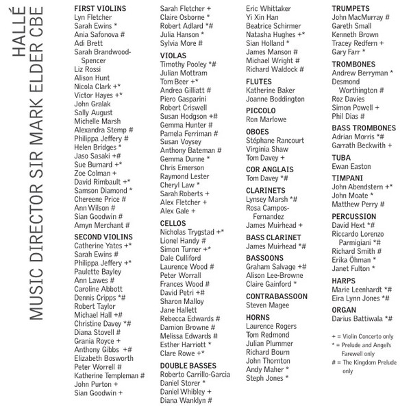 Sir Edward Elgar, Hallé Orchestra, Mark Elder (2), Thomas Zehetmair-3