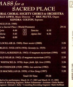Stephen Paulus, Cathedral Choral Society, J. Reilly Lewis, Kendra Colton-1