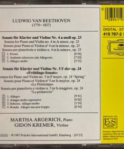 Ludwig van Beethoven, Gidon Kremer, Martha Argerich-1