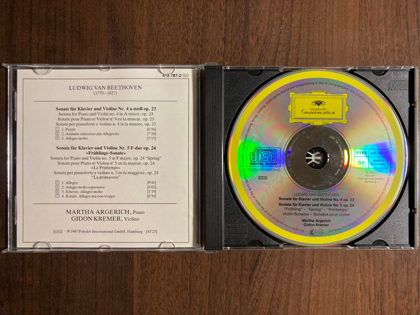 Ludwig van Beethoven, Gidon Kremer, Martha Argerich-2