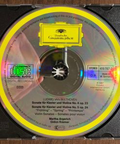 Ludwig van Beethoven, Gidon Kremer, Martha Argerich-4