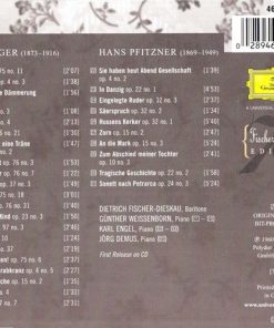Reger*, Pfitzner*, Dietrich Fischer-Dieskau, Günther Weissenborn, Karl Engel, Jörg Demus-2