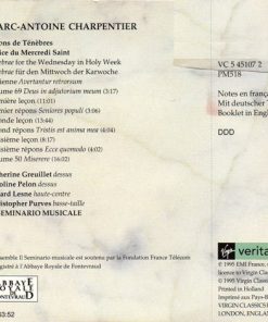 Marc Antoine Charpentier - Il Seminario Musicale, Gérard Lesne, Catherine Greuillet, Caroline Pelon, Christopher Purves-2