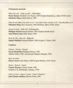 Marc Antoine Charpentier - Il Seminario Musicale, Gérard Lesne, Catherine Greuillet, Caroline Pelon, Christopher Purves-4
