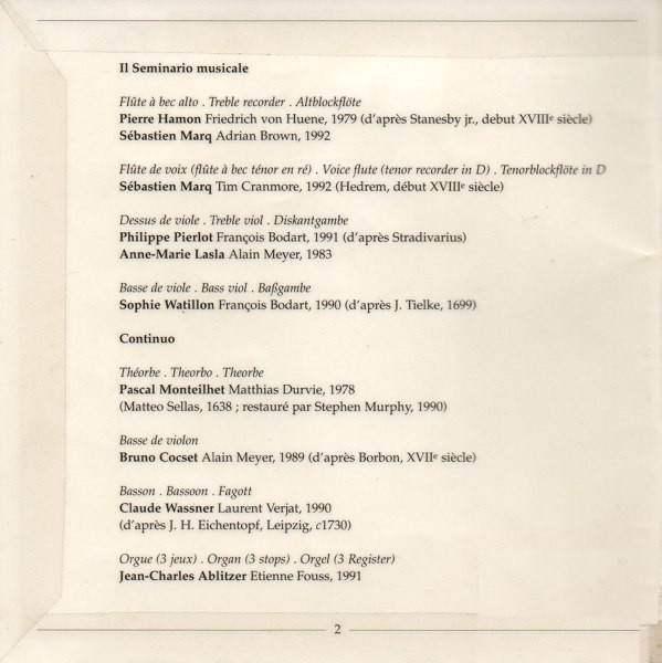 Marc Antoine Charpentier - Il Seminario Musicale, Gérard Lesne, Catherine Greuillet, Caroline Pelon, Christopher Purves-4