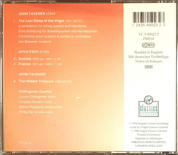 John Tavener - Chilingirian String Quartet-3
