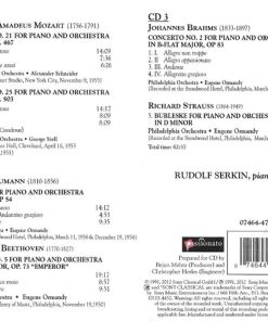 Rudolf Serkin, Mozart*, Beethoven*, Schumann*, Brahms*, Strauss*-1