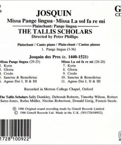 Josquin* - The Tallis Scholars, Peter Phillips (2)-1
