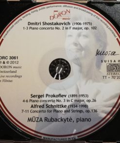 Mūza Rubackytė, Shostakovich*, Prokofiev*, Schnittke*-2