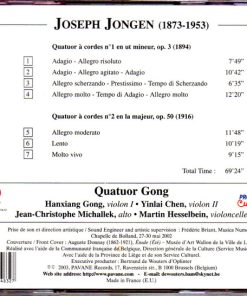 Joseph Jongen, Quatuor Gong-1