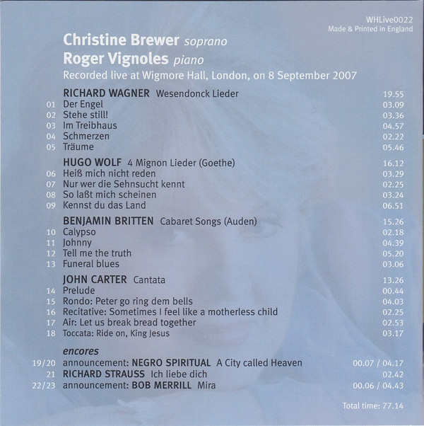 Christine Brewer, Roger Vignoles-1