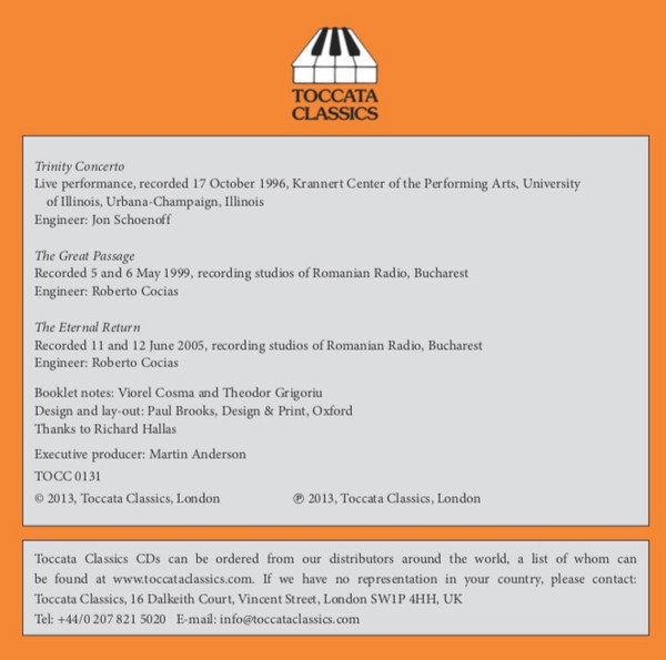 Theodor Grigoriu - Sherban Lupu, Sinfonia Da Camera, Ian Hobson, Andrei Tănăsescu-2
