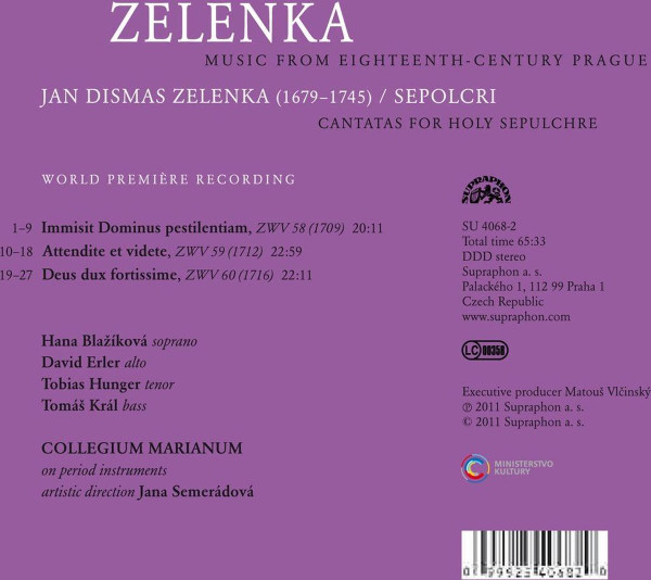 Jan Dismas Zelenka – Collegium Marianum, Jana Semerádová-1