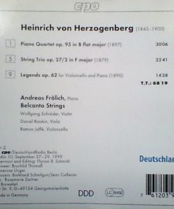 Heinrich Von Herzogenberg - Belcanto Strings · Andreas Frölich (2)-1