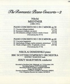 Medtner* | Nikolai Demidenko, BBC Scottish Symphony Orchestra, Jerzy Maksymiuk-1