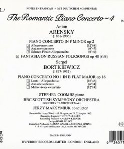 Arensky* / Bortkiewicz*, Stephen Coombs, BBC Scottish Symphony Orchestra, Jerzy Maksymiuk-2