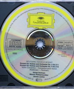 Mozart* - Itzhak Perlman, Wiener Philharmoniker, James Levine (2)-2