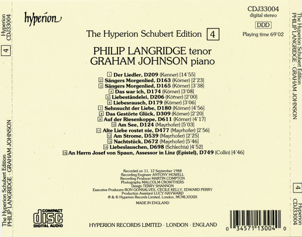 Franz Schubert, Philip Langridge, Graham Johnson (2)-1