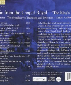 Henry Cooke, John Blow, Pelham Humfrey, The Sixteen, Harry Christophers-1
