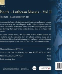 J.S. Bach*, The Sixteen, Harry Christophers-1