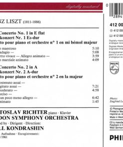 Liszt* ; Sviatoslav Richter, London Symphony Orchestra, Kirill Kondrashin*-1