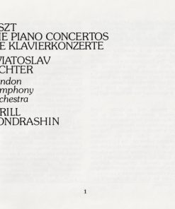 Liszt* ; Sviatoslav Richter, London Symphony Orchestra, Kirill Kondrashin*-3