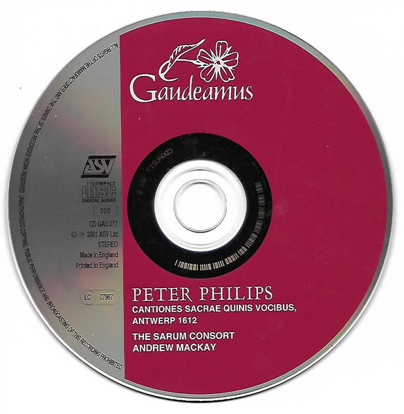 Peter Philips, The Sarum Consort, Andrew Mackay-2
