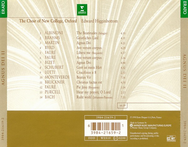 The Choir Of New College, Oxford* Directed By Edward Higginbottom-1