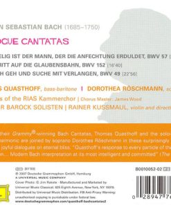 Bach* - Thomas Quasthoff, Dorothea Röschmann, Berliner Barock Solisten, Rainer Kussmaul-2