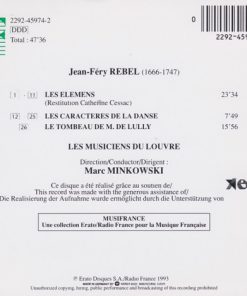 J. F. Rebel* / Les Musiciens Du Louvre • Marc Minkowski-1