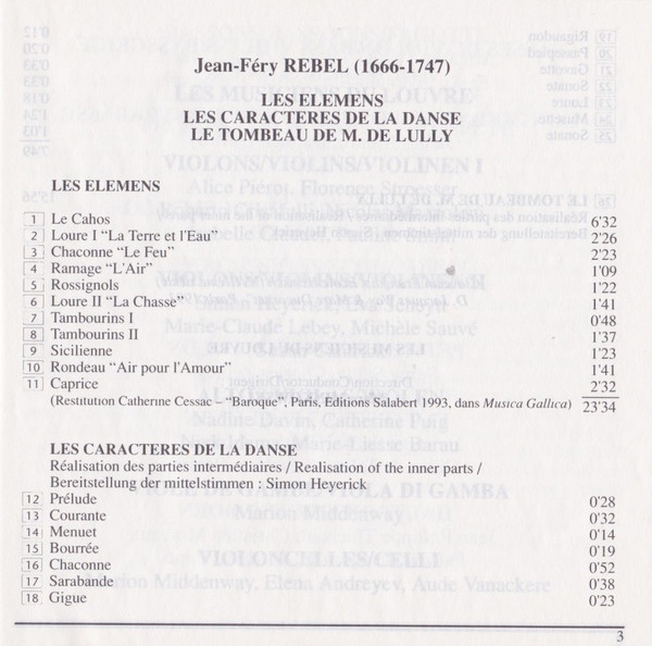 J. F. Rebel* / Les Musiciens Du Louvre • Marc Minkowski-4