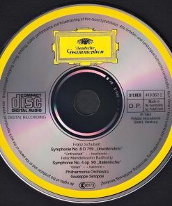 Mendelssohn*, Schubert* / Philharmonia Orchestra, Sinopoli*-2