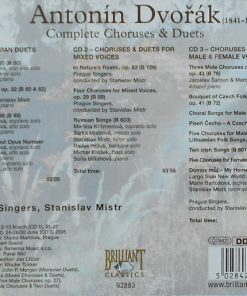 Dvořák* - Prague Singers*, Stanislav Mistr-1