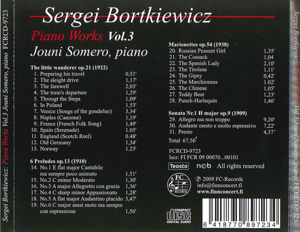 Sergei Bortkiewicz, Jouni Somero-1
