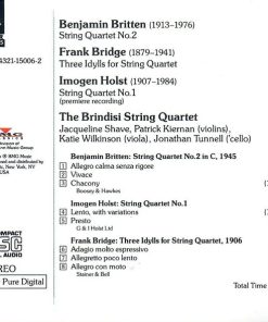 Brindisi Quartet, Benjamin Britten, Frank Bridge, Imogen Holst-2