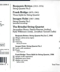 Brindisi Quartet, Benjamin Britten, Frank Bridge, Imogen Holst-3