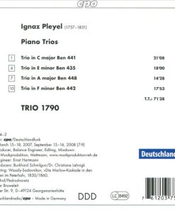 Ignaz Pleyel - Trio 1790-1