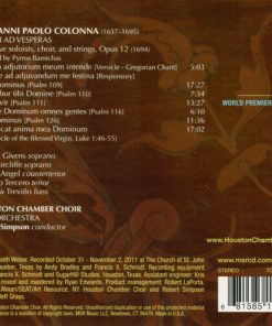 Giovanni Paolo Colonna, Houston Chamber Choir And Orchestra*, Robert Simpson (9)-1