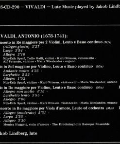 Antonio Vivaldi, Jakob Lindberg, Nils-Erik Sparf, Monica Huggett, Drottningholms Barockensemble-4