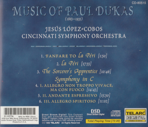 Dukas* - Jesús López-Cobos, Cincinnati Symphony Orchestra-1