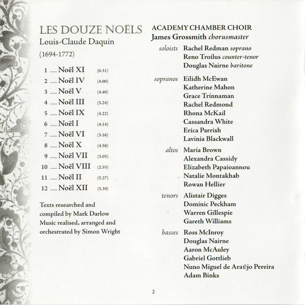 Louis-Claude Daquin, The Chorus And Orchestra Of The Royal Scottish Academy Of Music And Drama, John Wallace (4)-3
