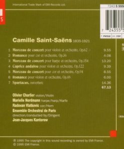 Saint-Saëns* - Charlier*, Vlatkovic*, Nordmann*, Ensemble Orchestral De Paris, Jean-Jacques Kantorow-1