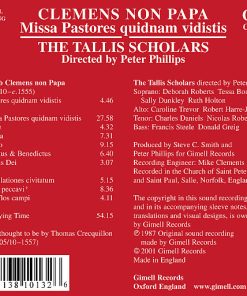 Clemens Non Papa - The Tallis Scholars / Peter Phillips (2)-1