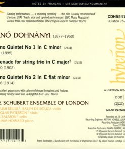 Ernst von Dohnányi - The Schubert Ensemble Of London-1