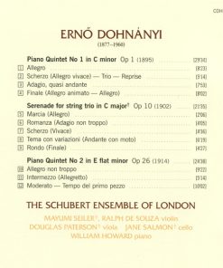 Ernst von Dohnányi - The Schubert Ensemble Of London-2