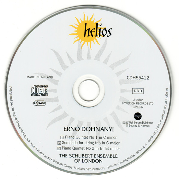 Ernst von Dohnányi - The Schubert Ensemble Of London-4