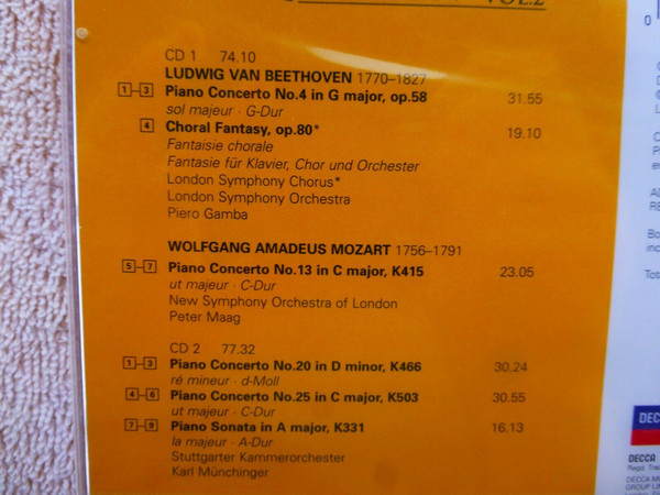 Julius Katchen, Beethoven*, Mozart*-2